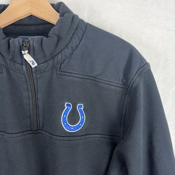 Vineyard Vines Indianapolis Colts 1/4 Zip Shep Pullover Sweatshirt Mens Sz Large - Picture 2 of 6